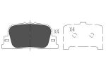 Комплект тормозных колодок, дисковый тормоз KAVO PARTS KBP9069