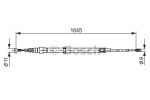 Трос тормозного привода стояночной тормозной системы BOSCH 1987482191