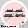 Комплект тормозных колодок, дисковый тормоз ZIMMERMANN 247211701