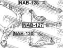 Подвеска, рычаг независимой подвески колеса FEBEST NAB127