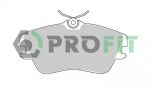 Комплект тормозных колодок, дисковый тормоз PROFIT 50000970