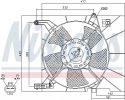 Вентилятор, охлаждение двигателя NISSENS 85063