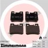Комплект тормозных колодок, дисковый тормоз ZIMMERMANN 211971501