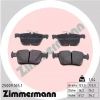 Комплект тормозных колодок, дисковый тормоз ZIMMERMANN 250091651