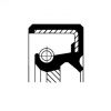 Уплотняющее кольцо вала, автоматическая коробка передач CORTECO 19033885B