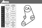 Водяной насос + комплект зубчатого ремня AIRTEX WPK161602