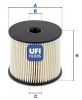 Топливный фильтр UFI 2600300