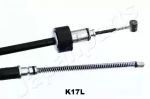 Трос тормозного привода стояночной тормозной системы JAPANPARTS BCK17L