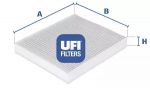 Фильтр, воздух во внутренном пространстве UFI 5303100