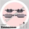 Комплект тормозных колодок, дисковый тормоз ZIMMERMANN 243991951