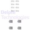 Комплектующие, колодки дискового тормоза DELPHI LX0075