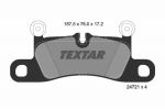 Комплект тормозных колодок, дисковый тормоз TEXTAR 2472101
