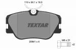 Комплект тормозных колодок, дисковый тормоз TEXTAR 2094102