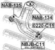 ремонтный комплект, несущие / направляющие шарниры FEBEST NBJBC11