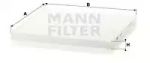 Фильтр, воздух во внутренном пространстве MANN-FILTER CU29001