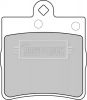 Комплект тормозных колодок, дисковый тормоз BORG & BECK BBP1669