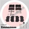Комплект тормозных колодок, дисковый тормоз ZIMMERMANN 240981703