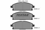 Комплект тормозных колодок, дисковый тормоз TEXTAR 2342001