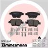 Комплект тормозных колодок, дисковый тормоз ZIMMERMANN 245631652