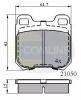 Комплект тормозных колодок, дисковый тормоз COMLINE CBP0741