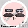 Комплект тормозных колодок, дисковый тормоз ZIMMERMANN 240141551