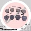Комплект тормозных колодок, дисковый тормоз ZIMMERMANN 232801801