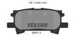 Комплект тормозных колодок, дисковый тормоз TEXTAR 2396701