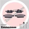 Комплект тормозных колодок, дисковый тормоз ZIMMERMANN 246231802