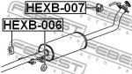 Монтажный комплект, система выпуска FEBEST HEXB007