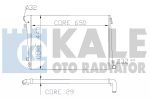 Радиатор, охлаждение двигателя KALE OTO RADYATÖR 353600