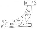 Рычаг независимой подвески колеса, подвеска колеса FRAP F4522