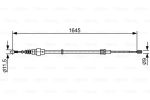 Трос тормозного привода стояночной тормозной системы BOSCH 1987482451
