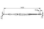 Трос тормозного привода стояночной тормозной системы BOSCH 1987482034