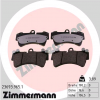 Комплект тормозных колодок, дисковый тормоз ZIMMERMANN 236939651
