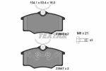 Комплект тормозных колодок, дисковый тормоз TEXTAR 2354601