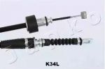 Трос тормозного привода стояночной тормозной системы JAPKO 131K34L
