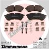 Комплект тормозных колодок, дисковый тормоз ZIMMERMANN 221472102