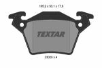 Комплект тормозных колодок, дисковый тормоз TEXTAR 2302001