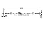 Трос тормозного привода стояночной тормозной системы BOSCH 1987482028