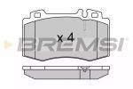 Комплект тормозных колодок, дисковый тормоз BREMSI BP2986