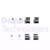 Комплектующие, колодки дискового тормоза DELPHI LX0313