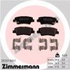 Комплект тормозных колодок, дисковый тормоз ZIMMERMANN 253371601