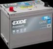 Стартерная аккумуляторная батарея EXIDE EA755