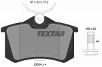 Комплект тормозных колодок, дисковый тормоз TEXTAR 2355402