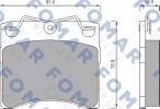 Комплект тормозных колодок, дисковый тормоз FOMAR Friction FO476381
