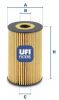Масляный фильтр UFI 2510600