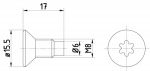 Болт, диск тормозного механизма HELLA PAGID 8DZ355209041