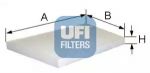 Фильтр, воздух во внутренном пространстве UFI 5309400
