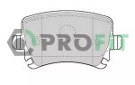 Комплект тормозных колодок, дисковый тормоз PROFIT 50001636