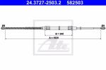 Трос тормозного привода стояночной тормозной системы ATE 24372725032